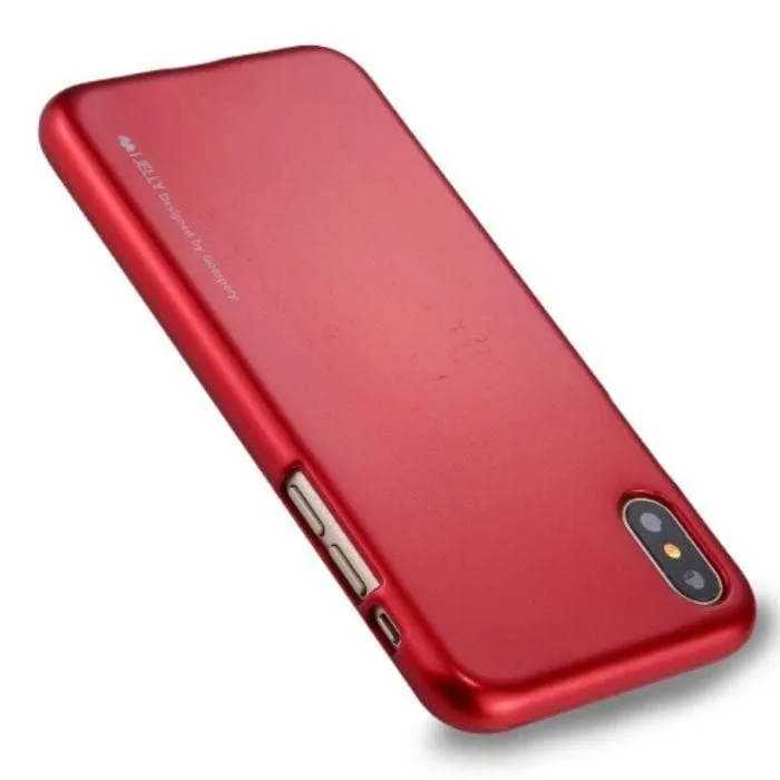 Mercury Jelly Case for iPhone X/XS - Metal Red