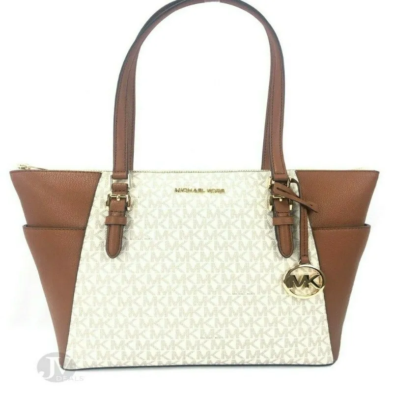 Michael Kors Charlotte Top Zip  Large Tote