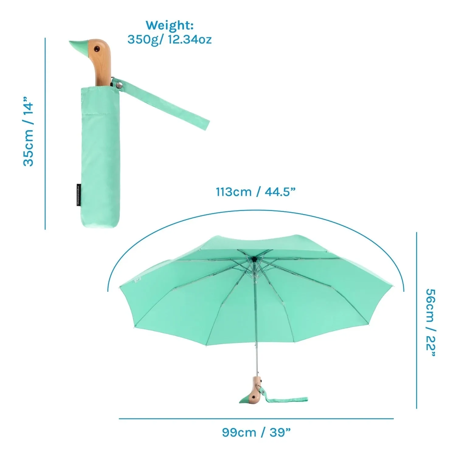 Mint Compact Umbrella