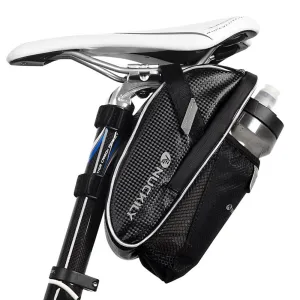 Nuckily MC-PL02 Black Bicycle Saddle Bag for Mobile Phone and Accessories