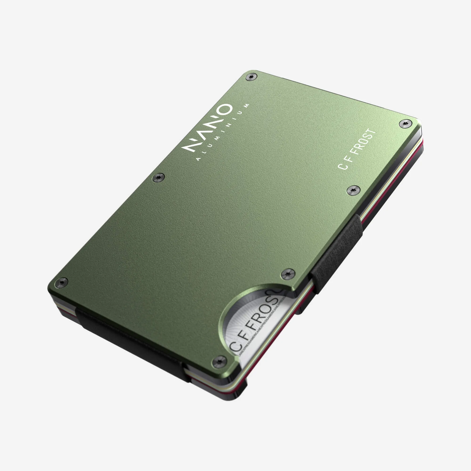 Personalised Cash Strap Wallet (Heritage Green)