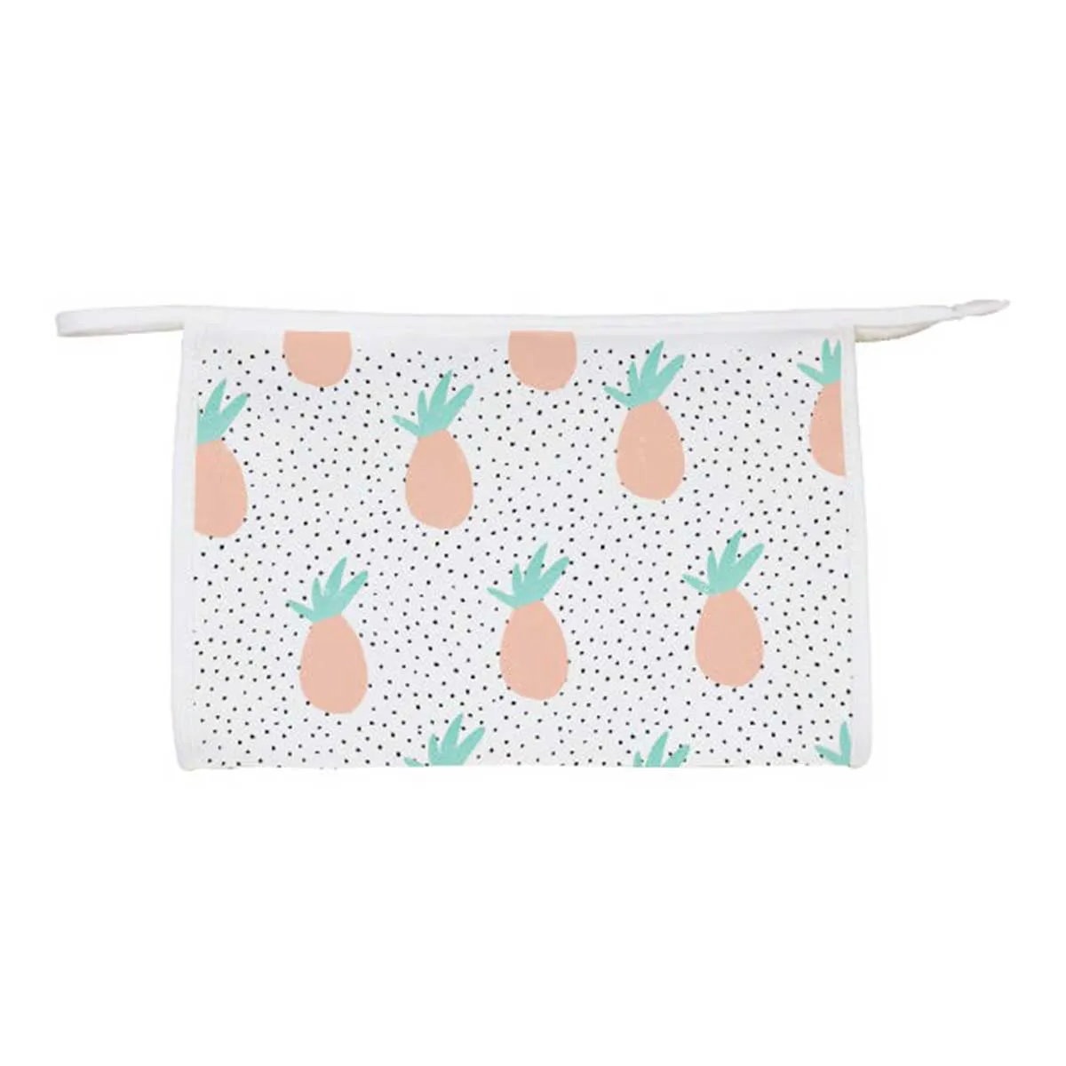 *Pineapples and Polka Dots Neoprene Cosmetic Bag