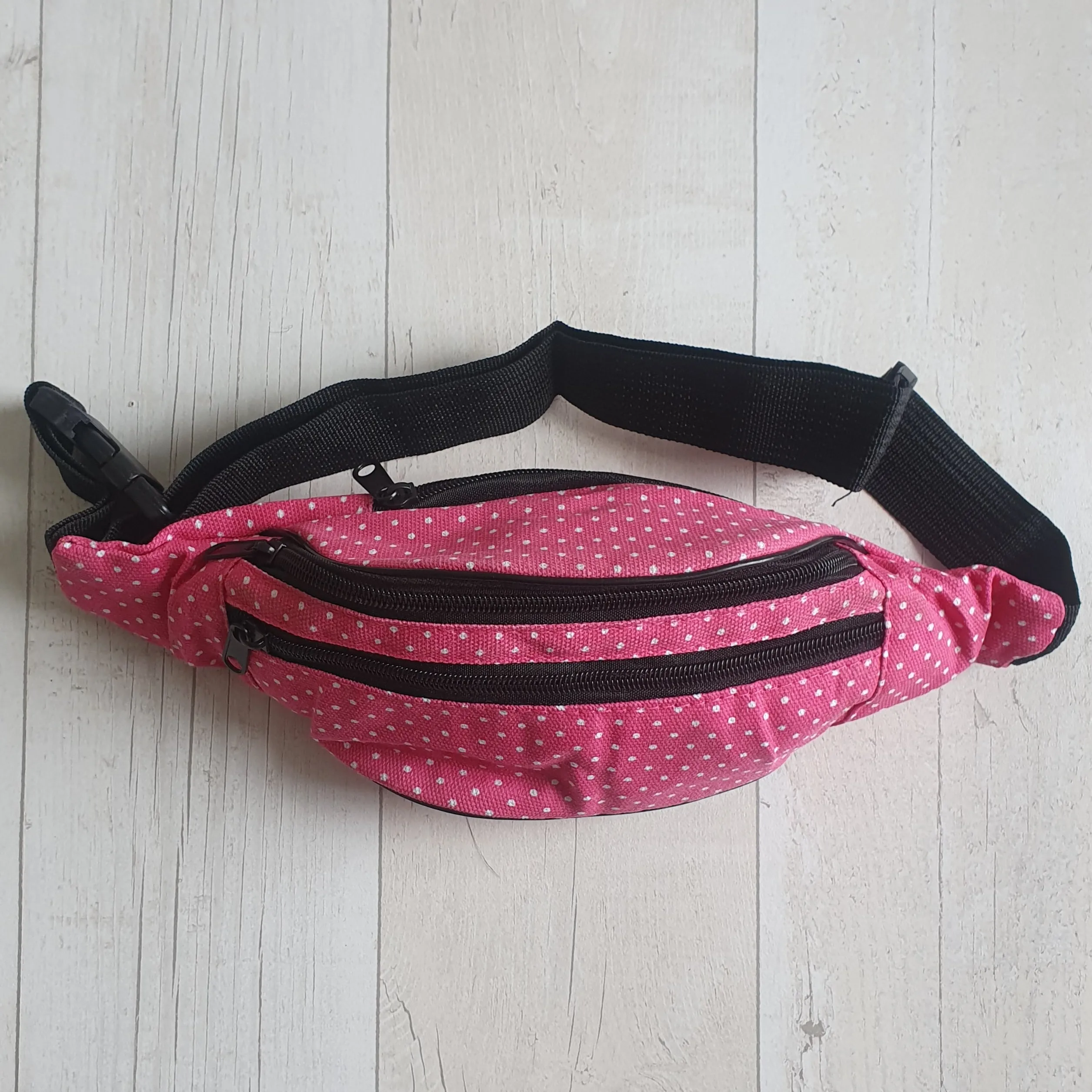 Polka Dot Pink Waist Bag