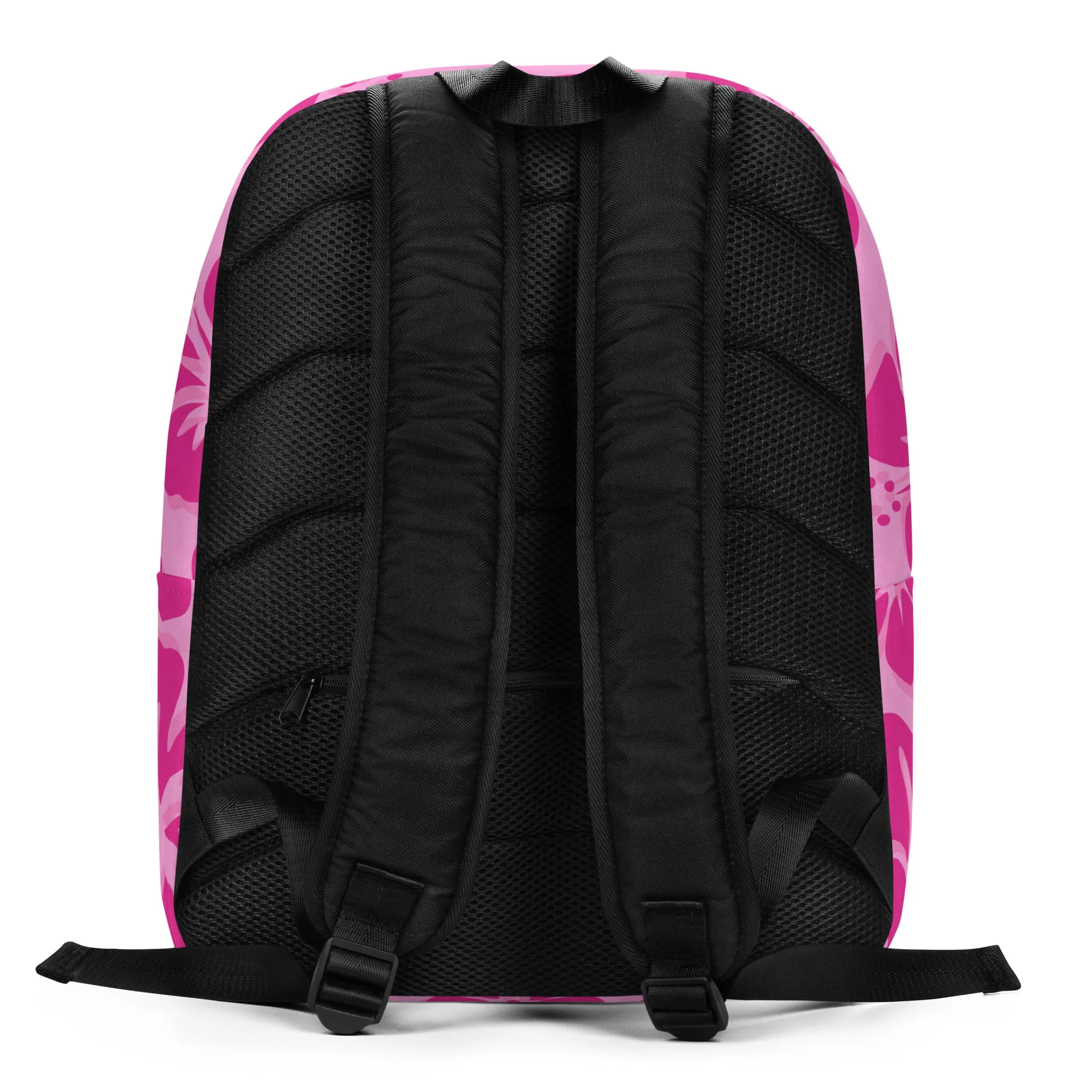 Raspberry Pinks Hawaiian Print Backpack