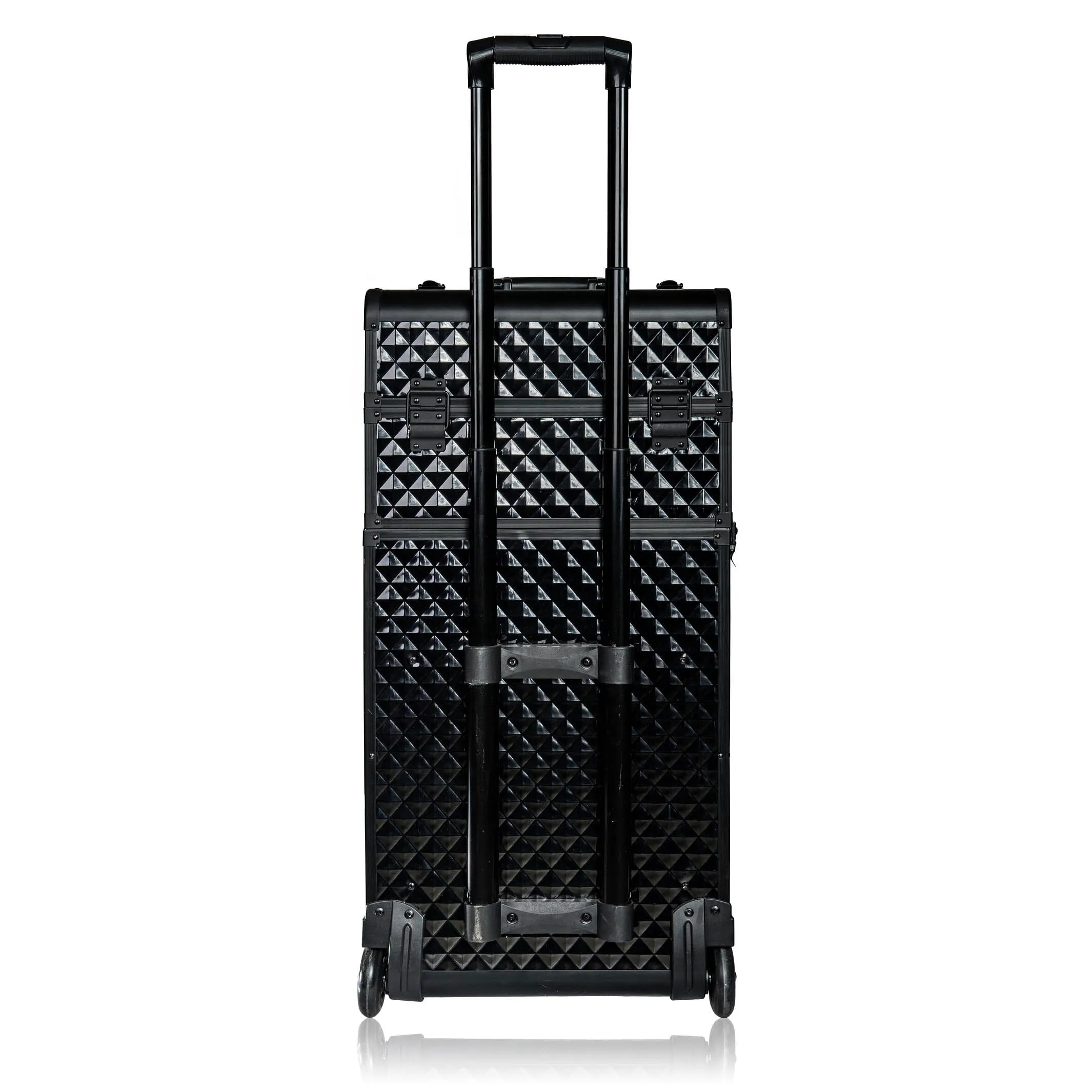 REBEL Series Pro Makeup Artists Rolling Train Case Trolley Case