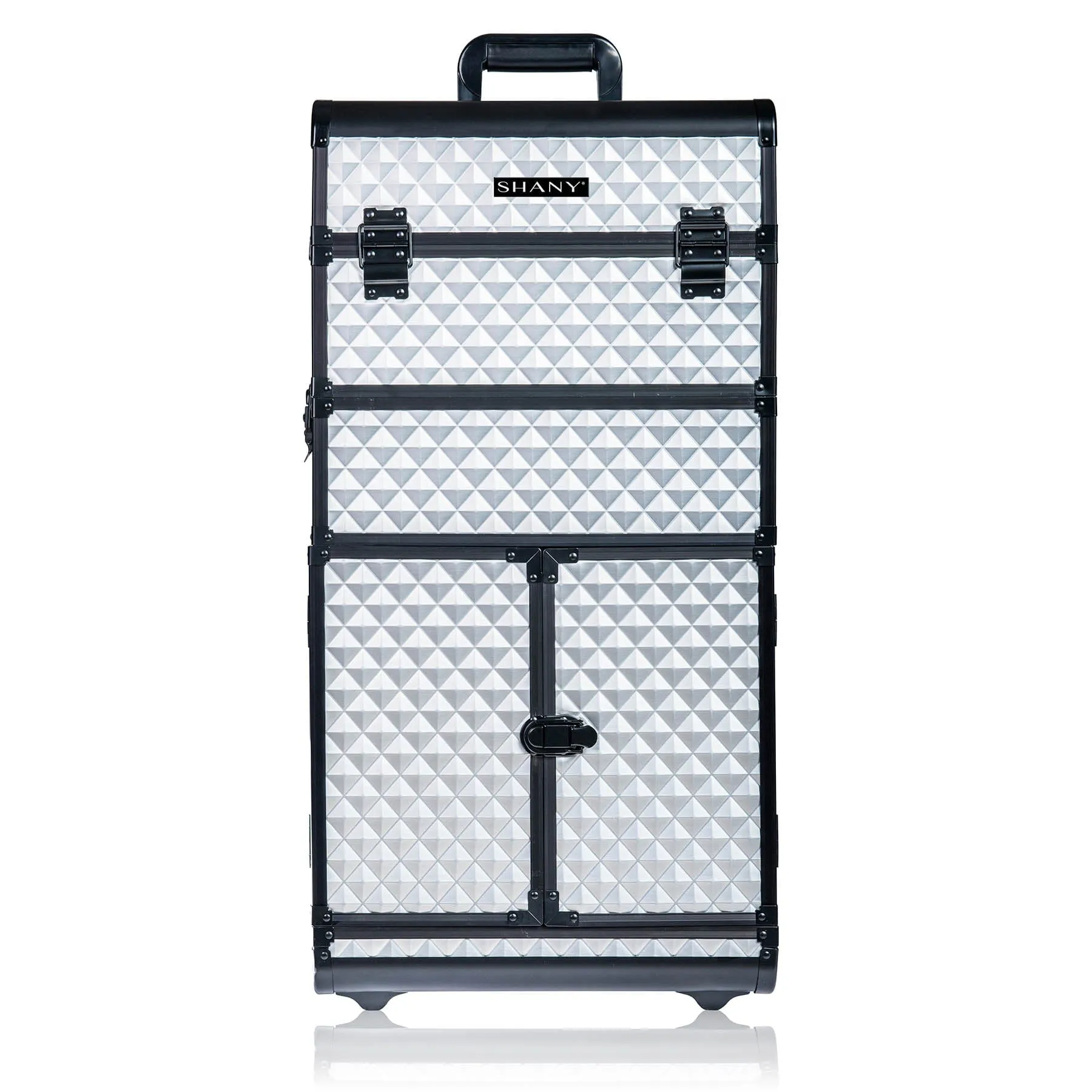 REBEL Series Pro Makeup Artists Rolling Train Case Trolley Case