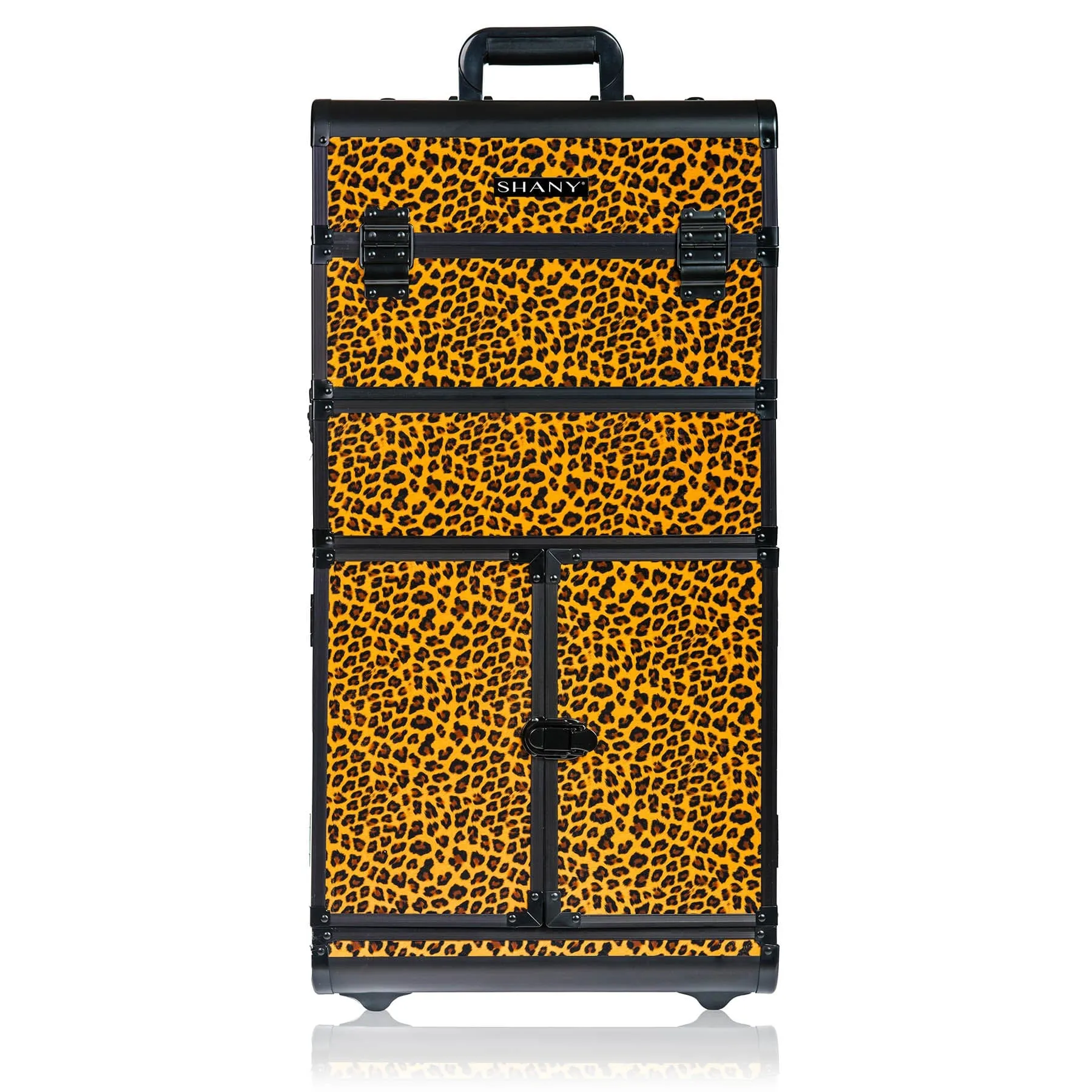 REBEL Series Pro Makeup Artists Rolling Train Case Trolley Case