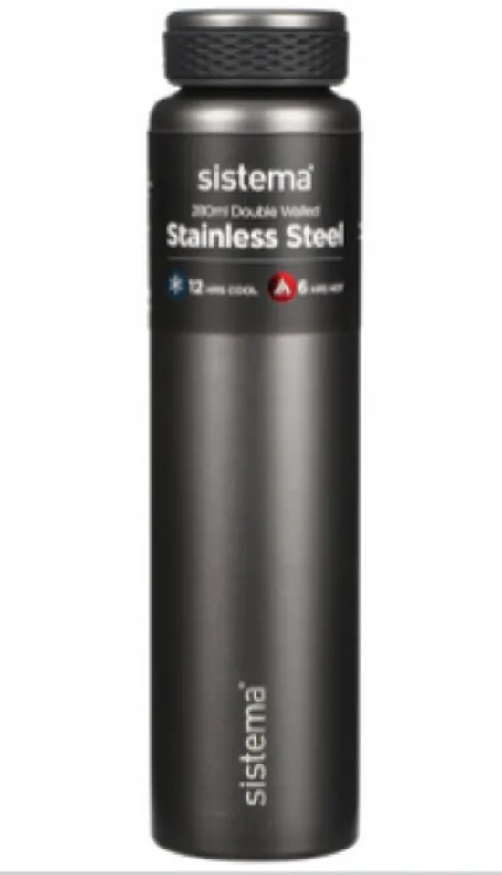 Sistema Chic 280ml Stainless Steel Bottle