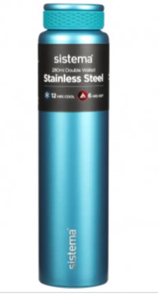 Sistema Chic 280ml Stainless Steel Bottle