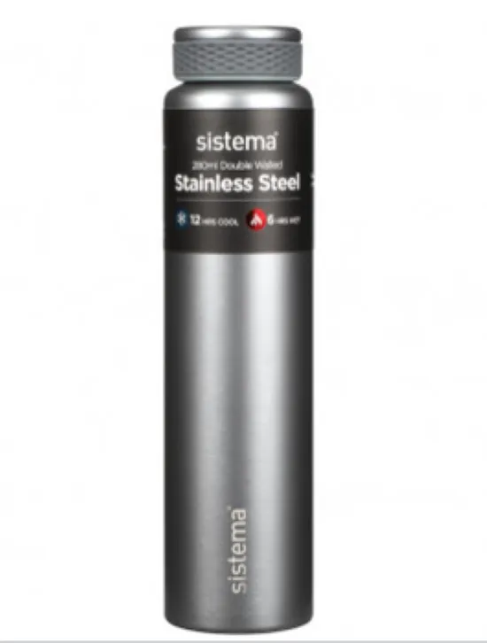 Sistema Chic 280ml Stainless Steel Bottle