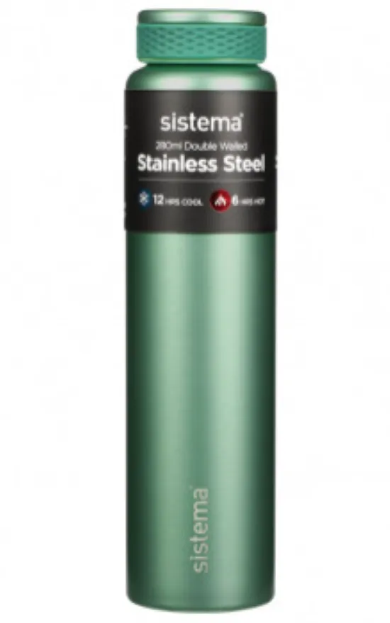 Sistema Chic 280ml Stainless Steel Bottle