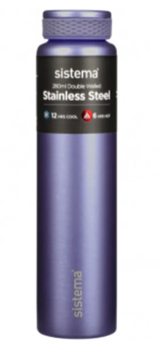 Sistema Chic 280ml Stainless Steel Bottle