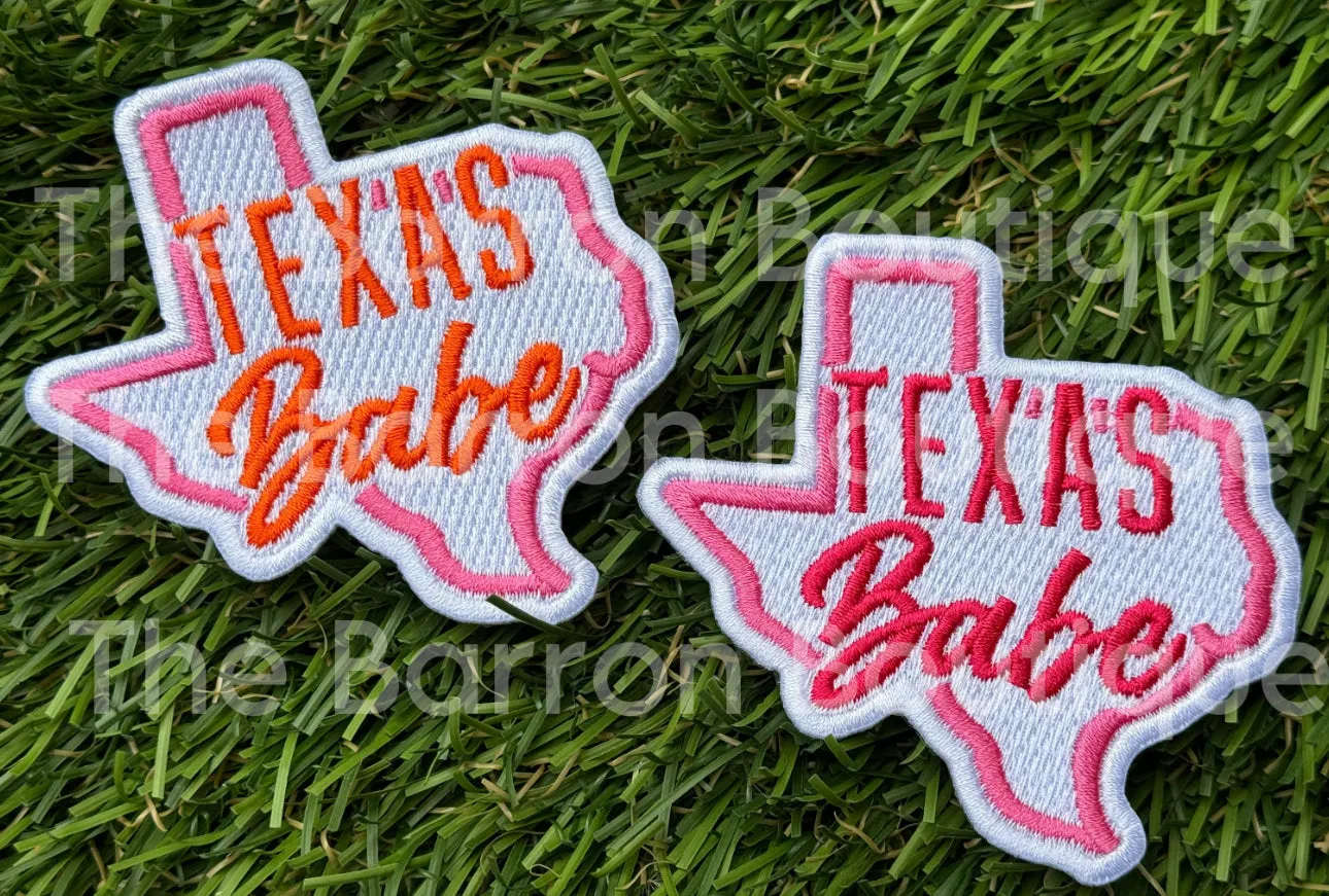 Texas Babe Iron On Patches