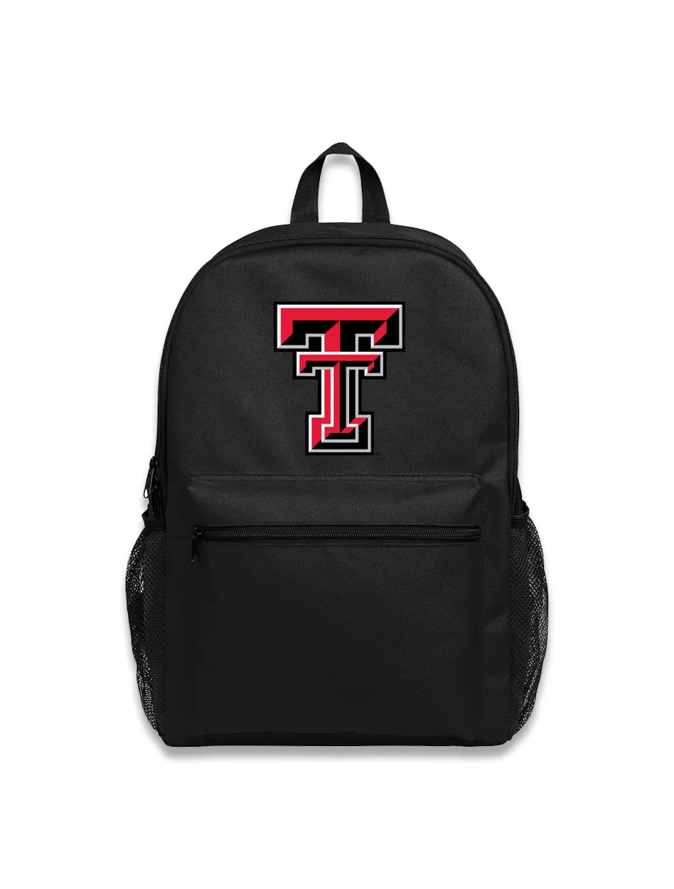 Texas Tech "Big Double T Logo" Solid Backpack