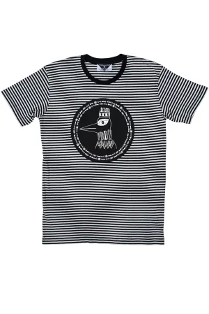 The Boney Birds of Revelry Men's Striped Tee