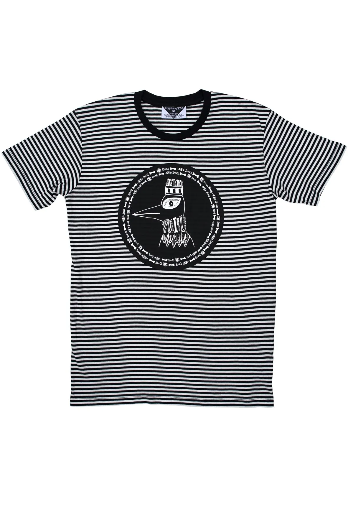 The Boney Birds of Revelry Men's Striped Tee