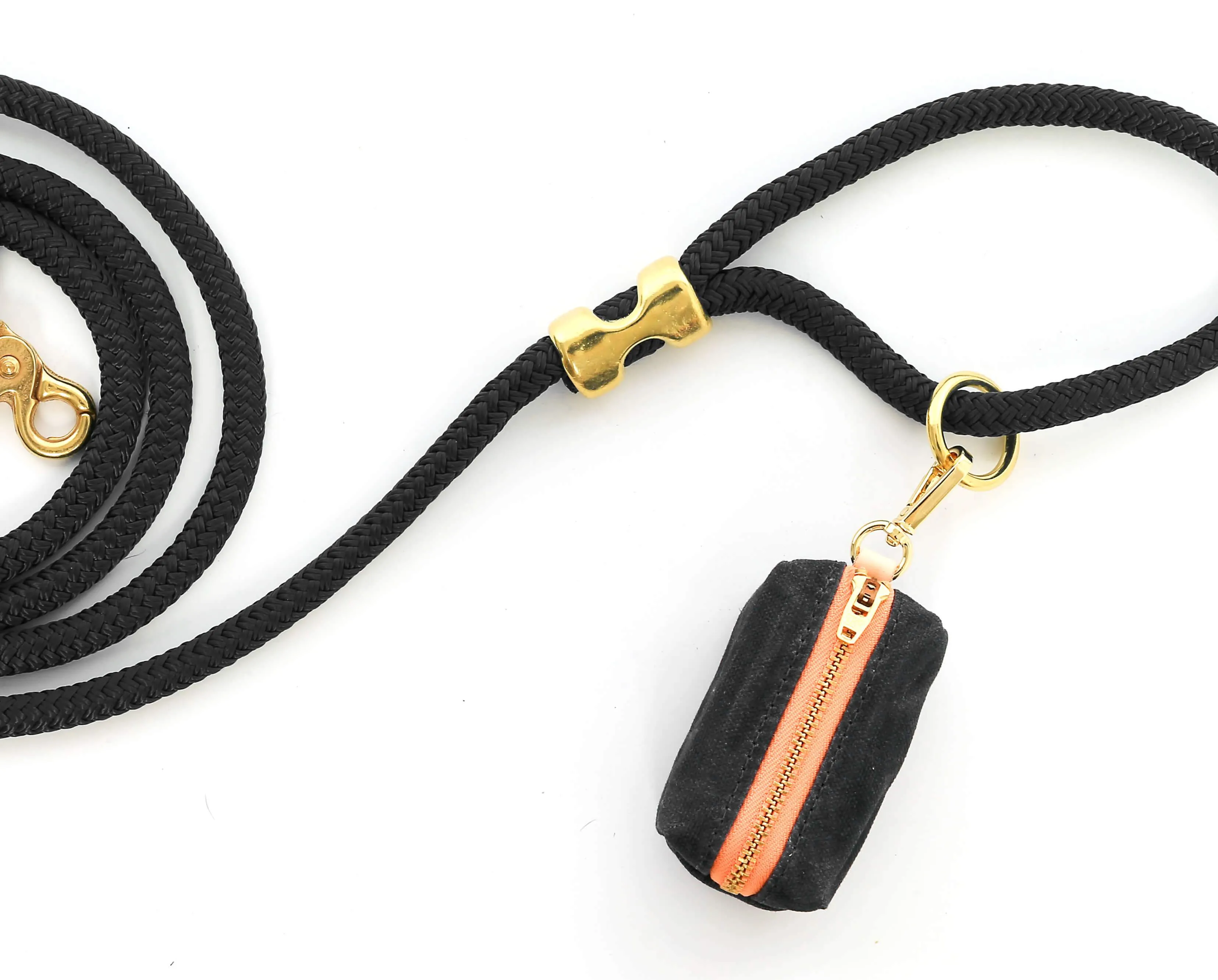 THE FOGGY DOG | Onyx Waxed Canvas Leash Bag