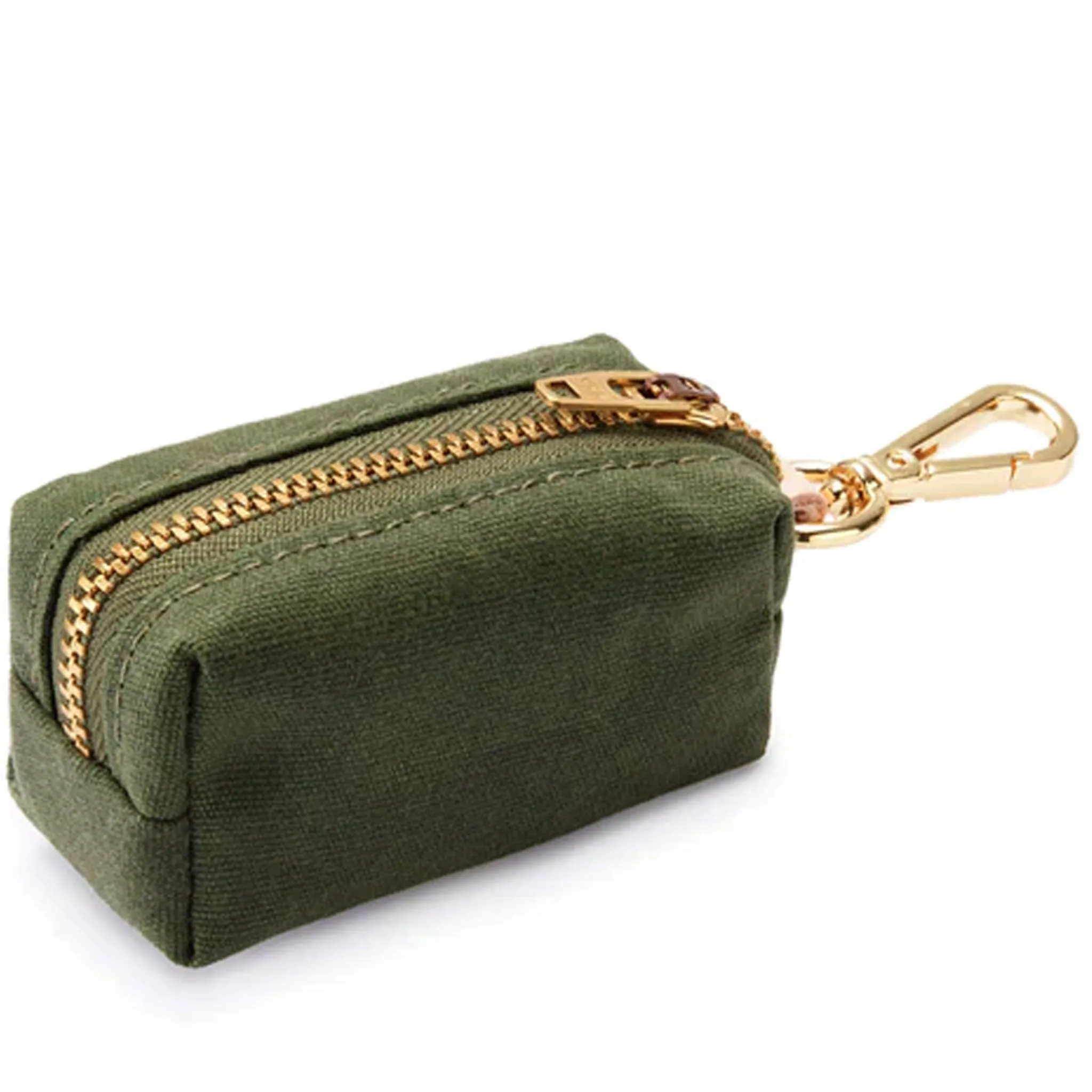 The Foggy Dog Waxed Waste Bag Holder - Olive