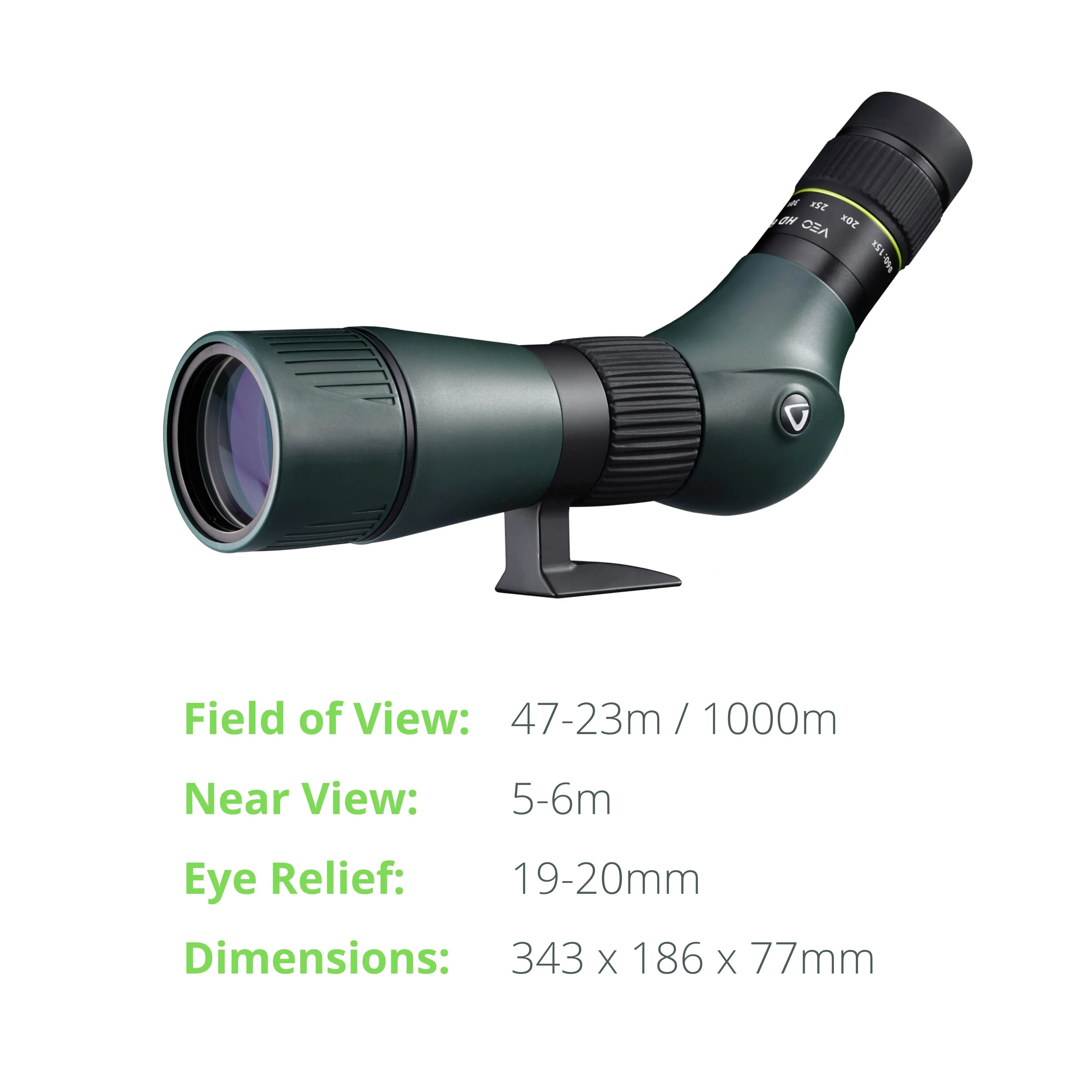 VEO HD 60A Lightweight Spotting Scope - 15-45x Zoom